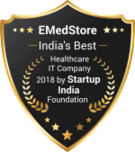Award - EMedStore - India's best Healthcare IT Company 2018 by Startup India Foundation