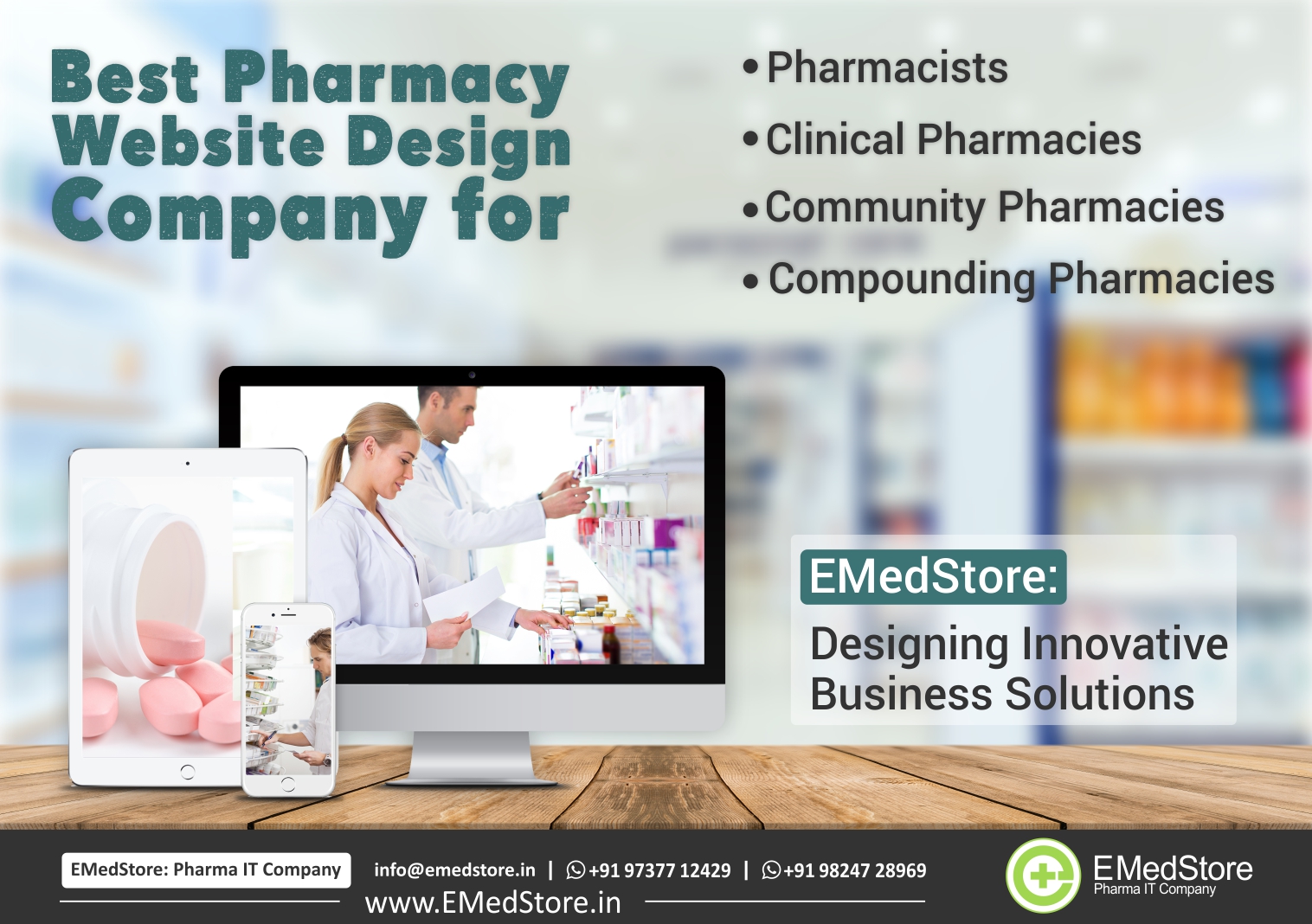 Best Pharmacy Website Design Company For Clinical Community Compounding Pharmacies
